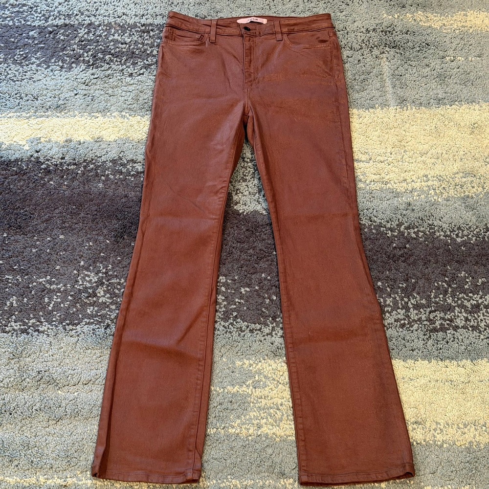 Joe's Jeans High Rise Boot Cut Slightly Flared Brown Women's 31 Stretch